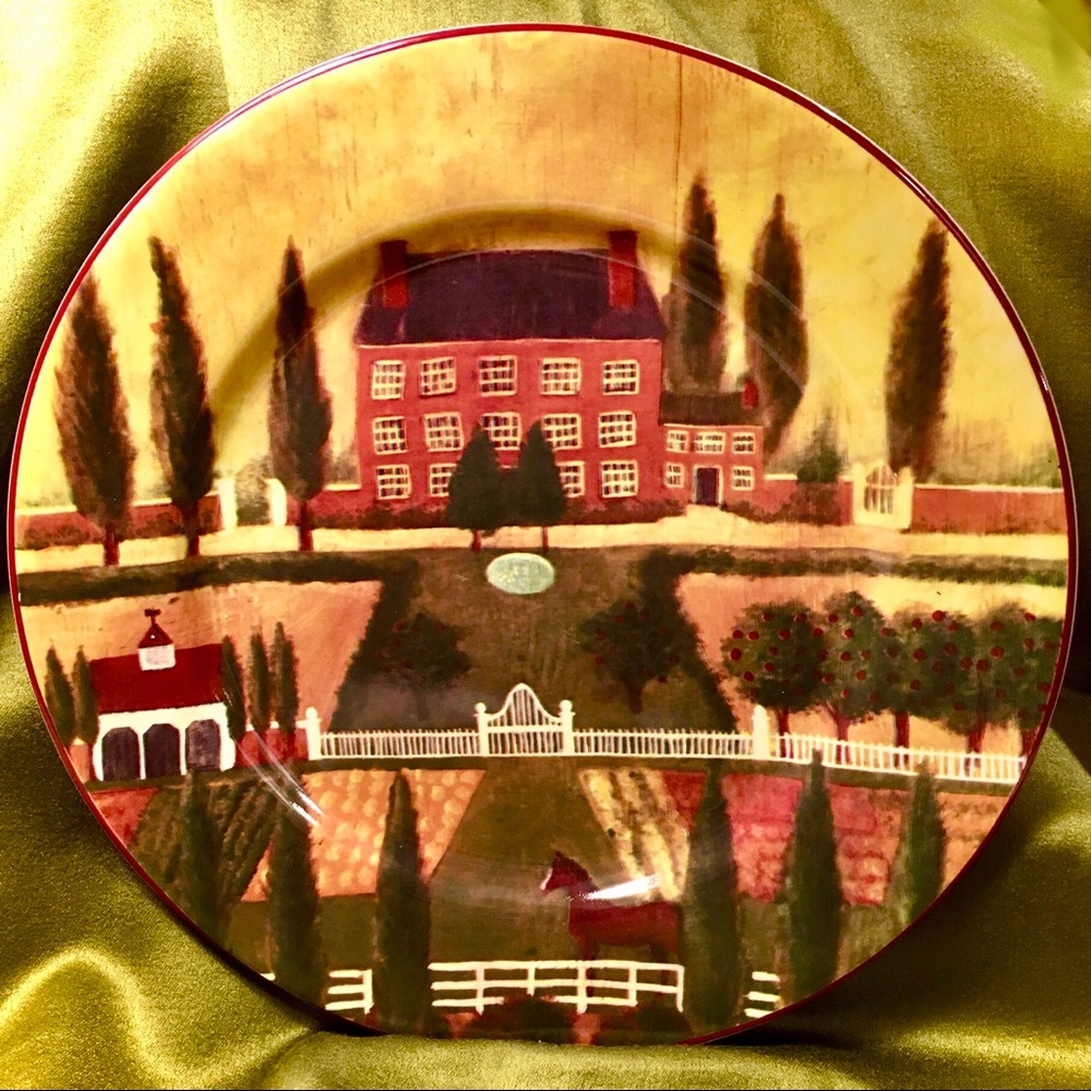 BLOCK COUNTRY VILLAGE LARGE CHOP / SERVING PLATE🌿